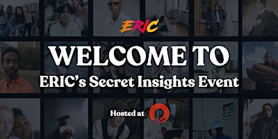 Imagen principal de ERIC's Secret Data & Insights Event