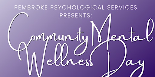 Primaire afbeelding van Community Mental Wellness Day