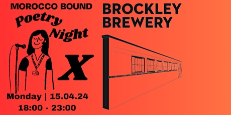 Imagen principal de MB x Brockley Brewery - Poetry Night