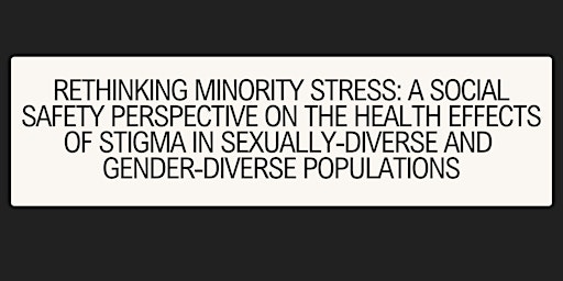 Rethinking Minority Stress primary image