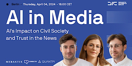 Hauptbild für AI in Media: Impact on Civil Society and Trust in the News