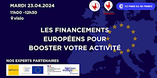 Imagen principal de Webinar Financements Européens pour booster votre activité