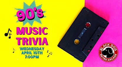 Primaire afbeelding van 90's Music Trivia at Black Dog Retro Arcade