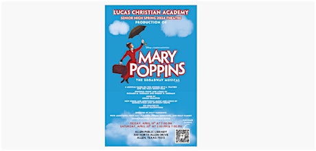 LCA presents Mary Poppins - Saturday Night