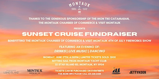 Sunset Cruise Fundraiser