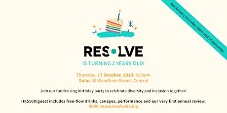 Image principale de Resolve's Fundraising Birthday Party