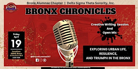 Bronx Chronicles - Open Mic Night primary image