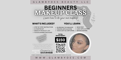 Primaire afbeelding van GLAMBYDES Beginners Makeup Class