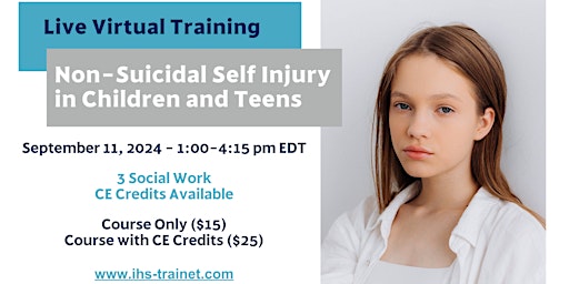 Non-Suicidal Self Injury in Children and Teens primary image