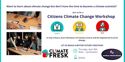 Imagen principal de Climate Fresk - Citizens Workshop (Online)