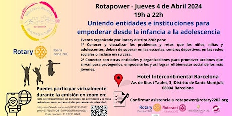 Rotapower - Uniendo entidades que trabajar por la infancia y la adolecencia