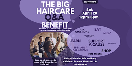 Imagem principal do evento The Big Hair Care Q&A Benefit