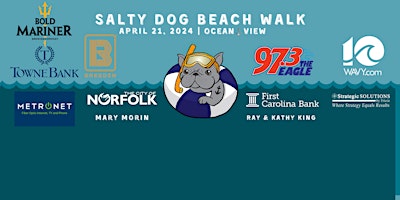 Imagem principal do evento 2024 Salty Dog Beach Walk