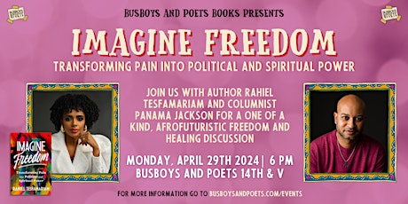 IMAGINE FREEDOM | A Busboys and Poets Books Presentation primary image
