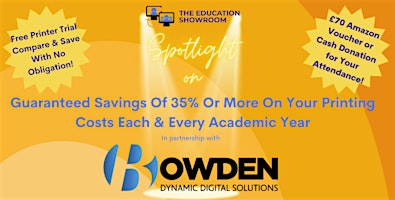Primaire afbeelding van Guaranteed Savings Of 35% Or More On Your School Printing Costs