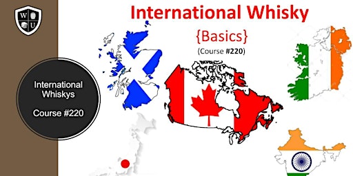 International Whisky Basics BYOB (Course #220) primary image