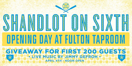 Home Opener at Fulton Taproom! primary image