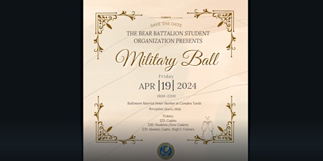 Morgan and Coppin State Bear Battalion Military Ball