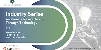 Imagen principal de Industry Series: Awakening Revival In and Through Technology