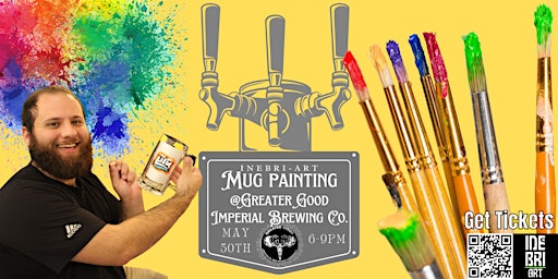 Imagem principal do evento Beer Mug Painting at Greater Good Imperial Brewing Co.