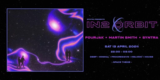 SYNTRA PRESENTS: IN2 ORBIT DEEP MINIMAL PROG HOUSE TORQUAY primary image