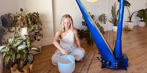 Imagen principal de Harp + Crystal Bowls Sound Bath