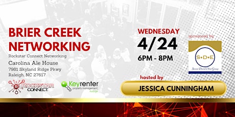 Free Brier Creek Rockstar Connect Networking Event (April, NC)