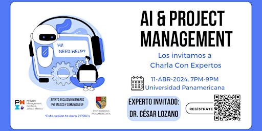 Hauptbild für Charla con Expertos / 11-Abr,  7-9PM CST MEX