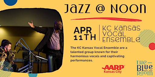 Primaire afbeelding van Jazz @ Noon with KC Kansas Vocal Ensemble