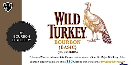 Hauptbild für Wild Turkey Brands Tasting Class B.Y.O.B. (Course #305)