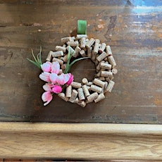 Cork Wreath making class at The Vineyard at Hershey!