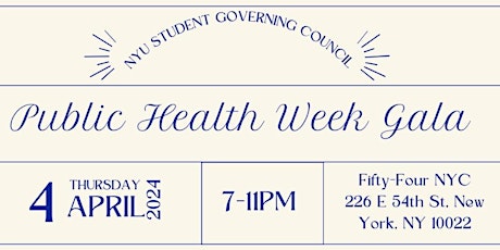 Public Health Week Gala