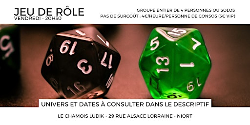 Table de jeu de rôle pour débutants et confirmés primary image