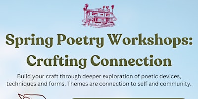 Immagine principale di Crafting Connection - Spring Poetry Workshop Series 