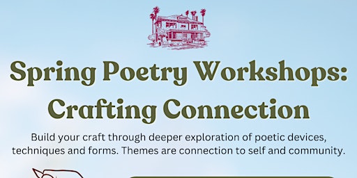 Immagine principale di Crafting Connection - Spring Poetry Workshop Series 