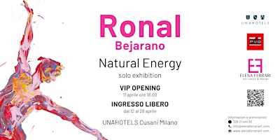 Primaire afbeelding van Invito al VIP Party! Ronal - Natural Energy Art Exhibition