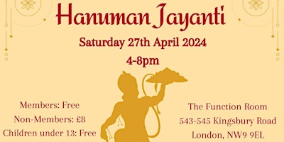 Hauptbild für Hanuman Jayanti 2024