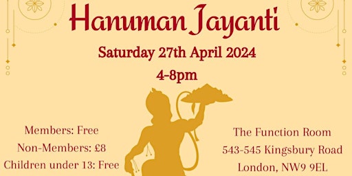Imagem principal do evento Hanuman Jayanti 2024