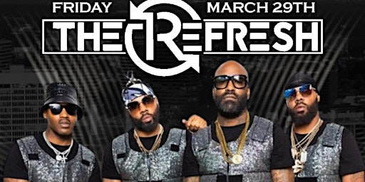 Primaire afbeelding van REFRESH FRIDAY Mar. 29: The Luxe Buffet + JAGGED EDGE Live + Afterparty!