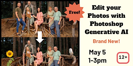 Imagem principal do evento Edit your Photos with Photoshop Generative AI
