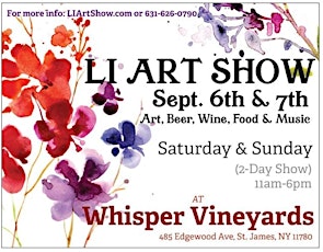 2-Day ART SHOW at Whisper Vineyards primary image