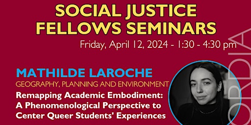 Hauptbild für Social Justice Graduate Fellows Seminar