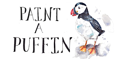 Immagine principale di Edinburgh Watercolour Workshop: Paint a Puffin (with Prosecco) 