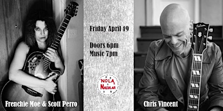Chris Vincent + Frenchie Moe & Scott Perro: live music in art gallery