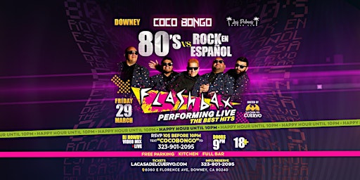 Primaire afbeelding van ROCK EN ESPAÑOL Vs 80'S NEW WAVE LIVE IN DOWNEY