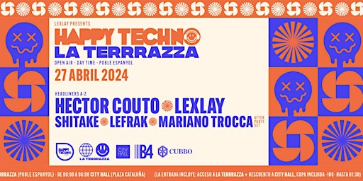 *SOLD OUT*OPENING PARTY* HappyTechno Open Air / Daytime with Hector Couto primary image