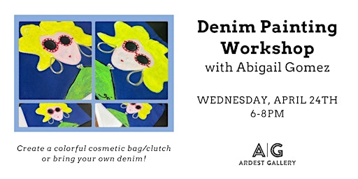 Primaire afbeelding van Denim Painting Workshop with Abigail Gomez