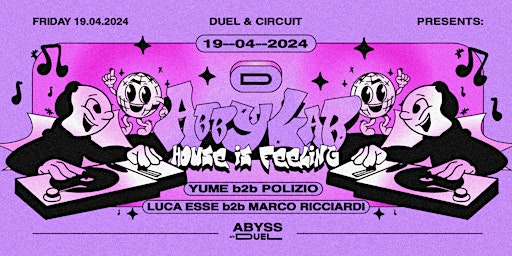 Imagem principal do evento Yume b2b Polizio, Luca Esse b2b Marco Ricciardi