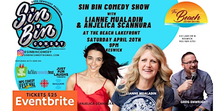 Sin Bin Comedy Show with Lianne Mualadin & Anjelica Scannura