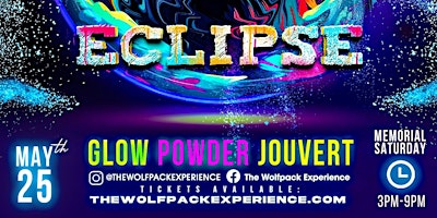 Imagem principal do evento Eclipse: Glow Jouvert (Event 1 of 2 – Wolf Memorial Wknd)
